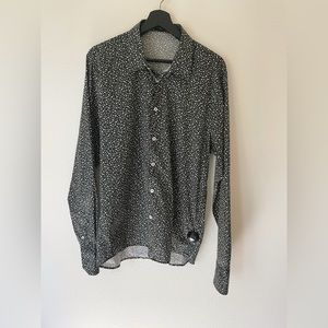 GoodMan MAN Brand Shirt white black NWT